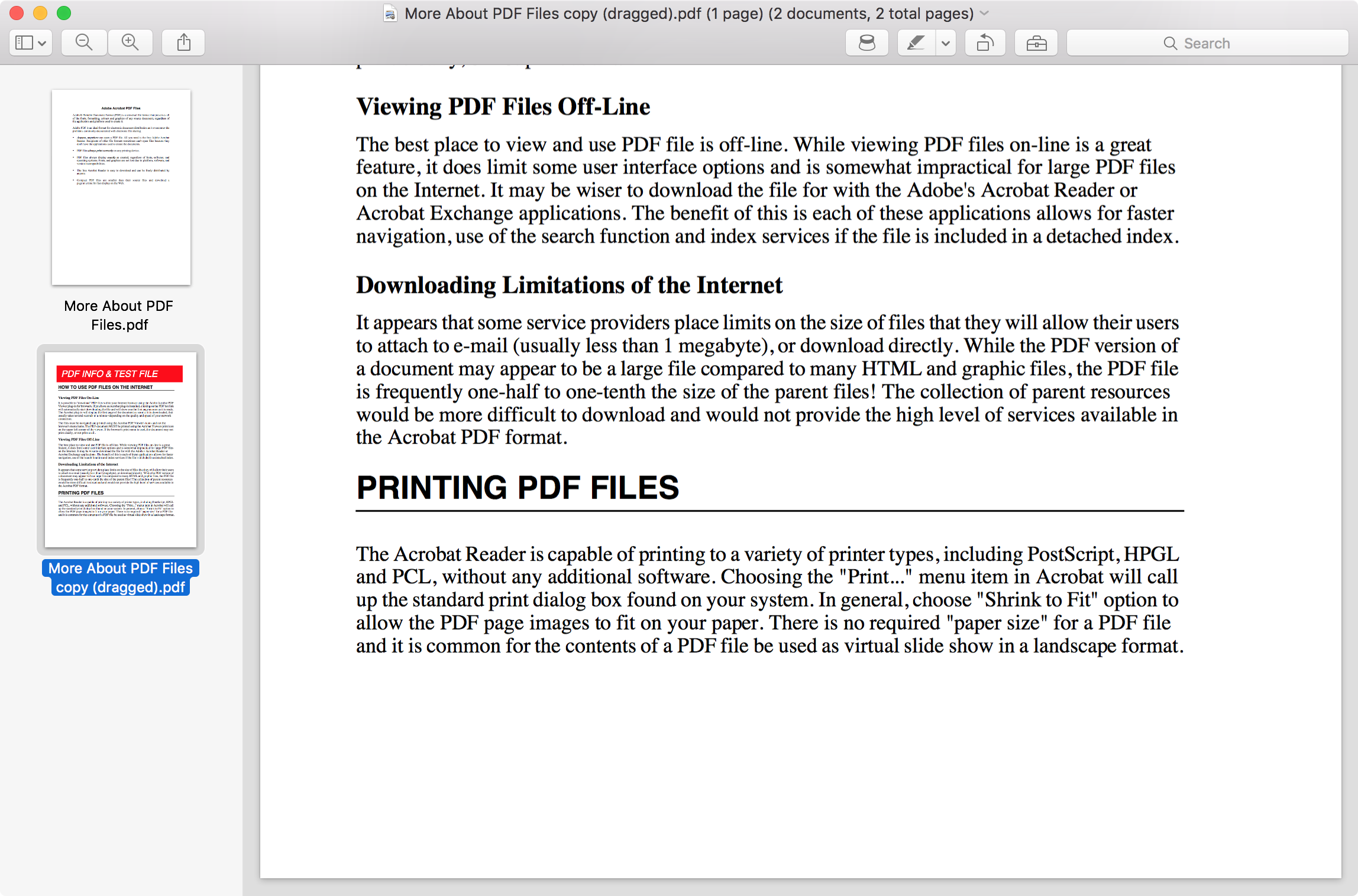 Merge pdf mac